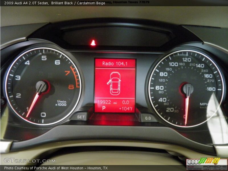 Brilliant Black / Cardamom Beige 2009 Audi A4 2.0T Sedan
