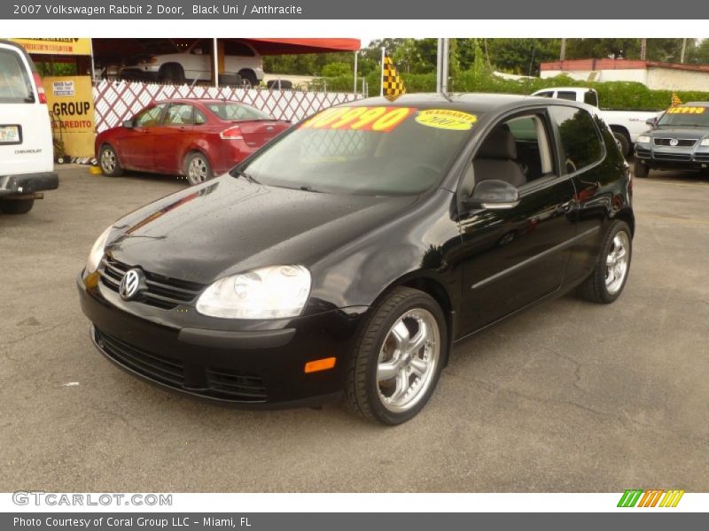 Black Uni / Anthracite 2007 Volkswagen Rabbit 2 Door