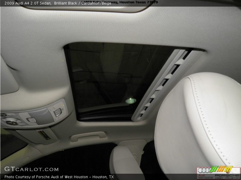 Brilliant Black / Cardamom Beige 2009 Audi A4 2.0T Sedan