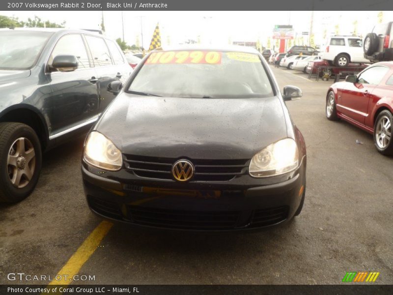 Black Uni / Anthracite 2007 Volkswagen Rabbit 2 Door