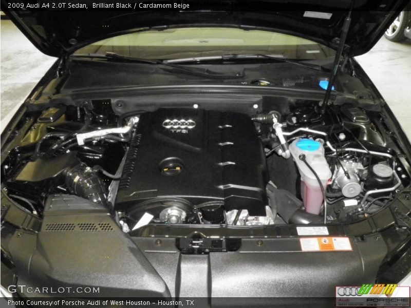 Brilliant Black / Cardamom Beige 2009 Audi A4 2.0T Sedan