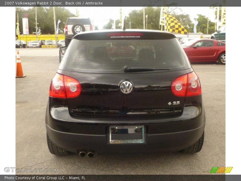 Black Uni / Anthracite 2007 Volkswagen Rabbit 2 Door