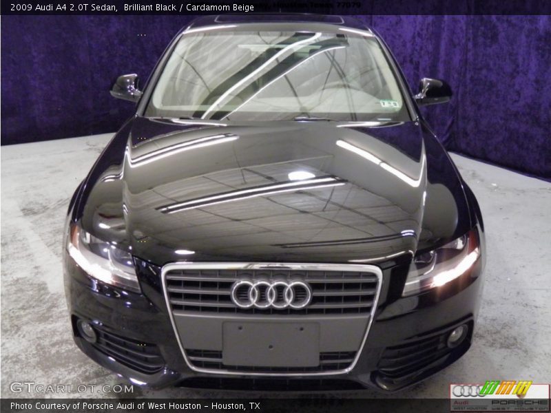 Brilliant Black / Cardamom Beige 2009 Audi A4 2.0T Sedan
