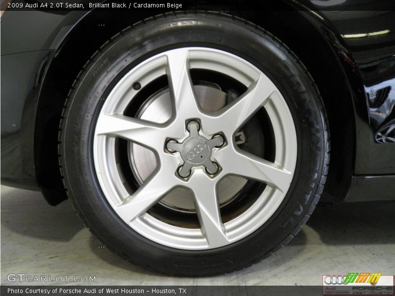 Brilliant Black / Cardamom Beige 2009 Audi A4 2.0T Sedan