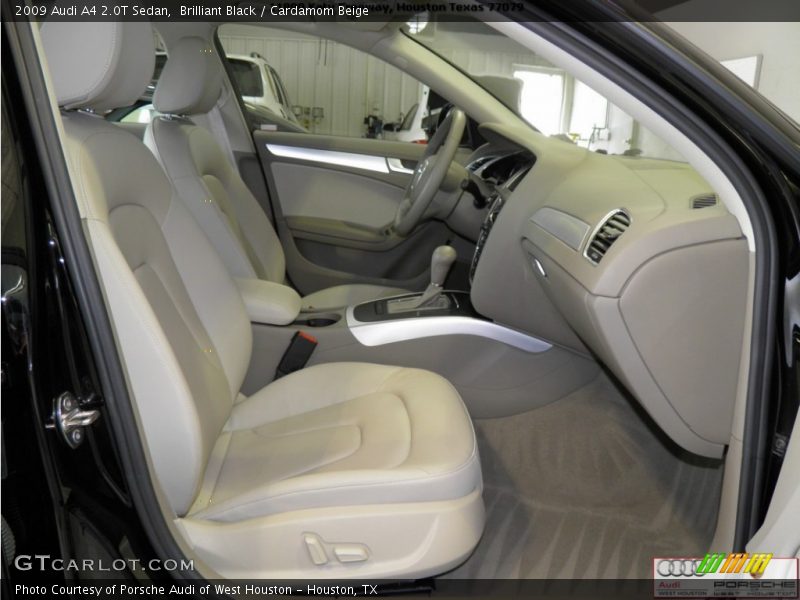 Brilliant Black / Cardamom Beige 2009 Audi A4 2.0T Sedan