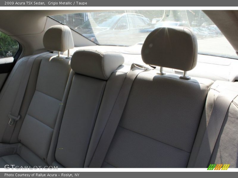 Grigio Metallic / Taupe 2009 Acura TSX Sedan