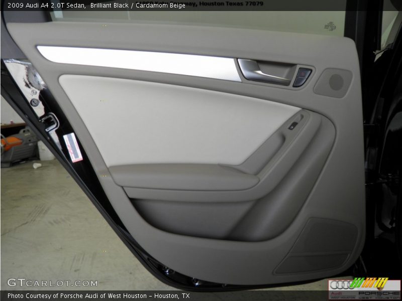 Brilliant Black / Cardamom Beige 2009 Audi A4 2.0T Sedan