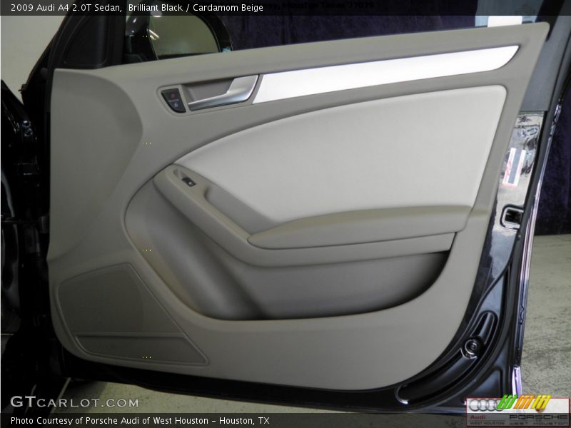 Brilliant Black / Cardamom Beige 2009 Audi A4 2.0T Sedan