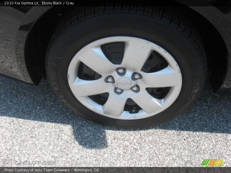 Ebony Black / Gray 2010 Kia Optima LX