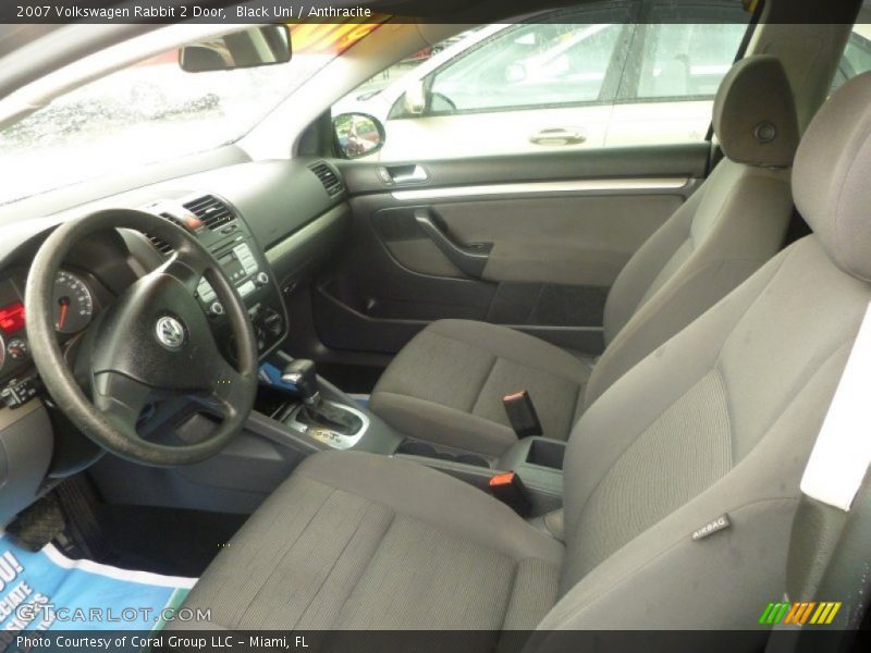 Black Uni / Anthracite 2007 Volkswagen Rabbit 2 Door