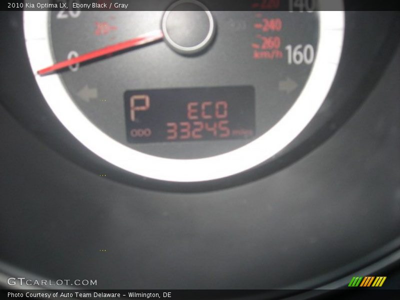 Ebony Black / Gray 2010 Kia Optima LX