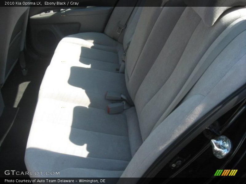 Ebony Black / Gray 2010 Kia Optima LX