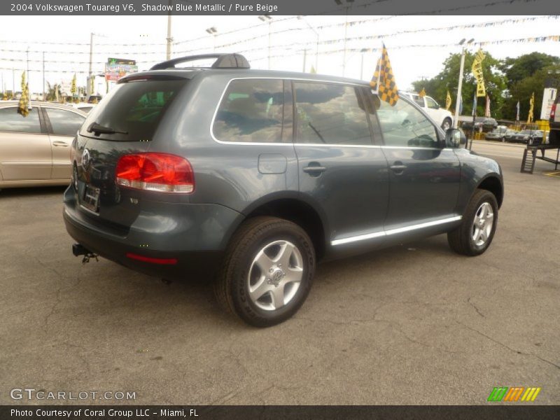 Shadow Blue Metallic / Pure Beige 2004 Volkswagen Touareg V6