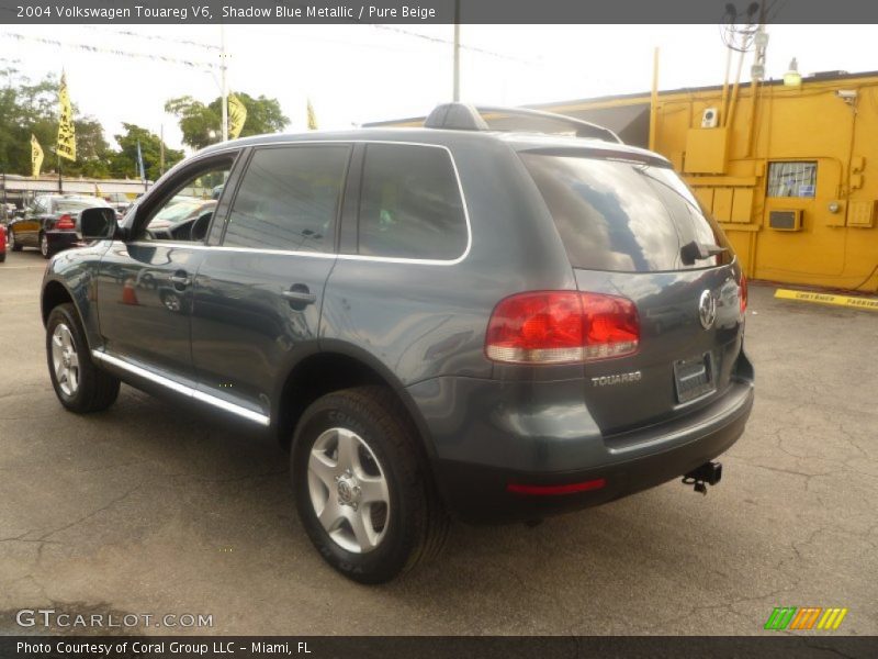 Shadow Blue Metallic / Pure Beige 2004 Volkswagen Touareg V6