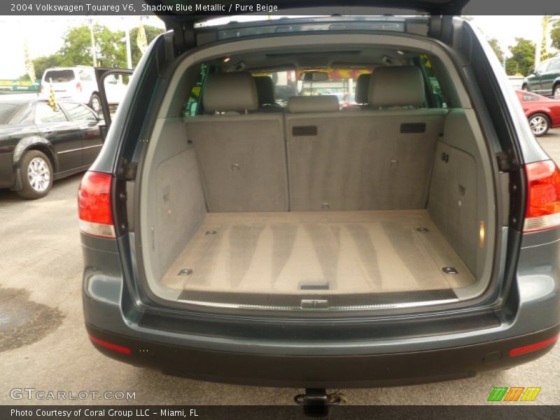 Shadow Blue Metallic / Pure Beige 2004 Volkswagen Touareg V6