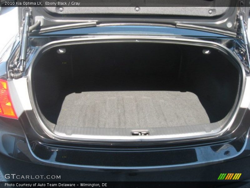 Ebony Black / Gray 2010 Kia Optima LX