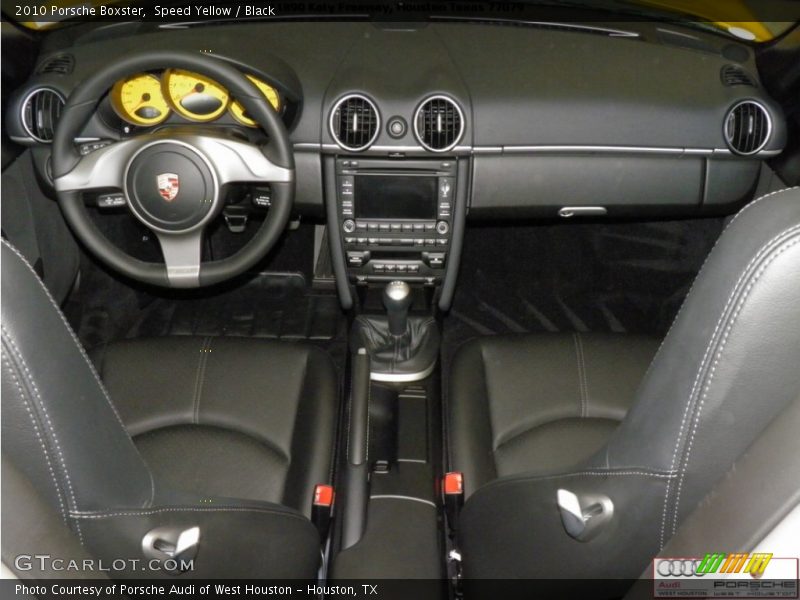 Speed Yellow / Black 2010 Porsche Boxster