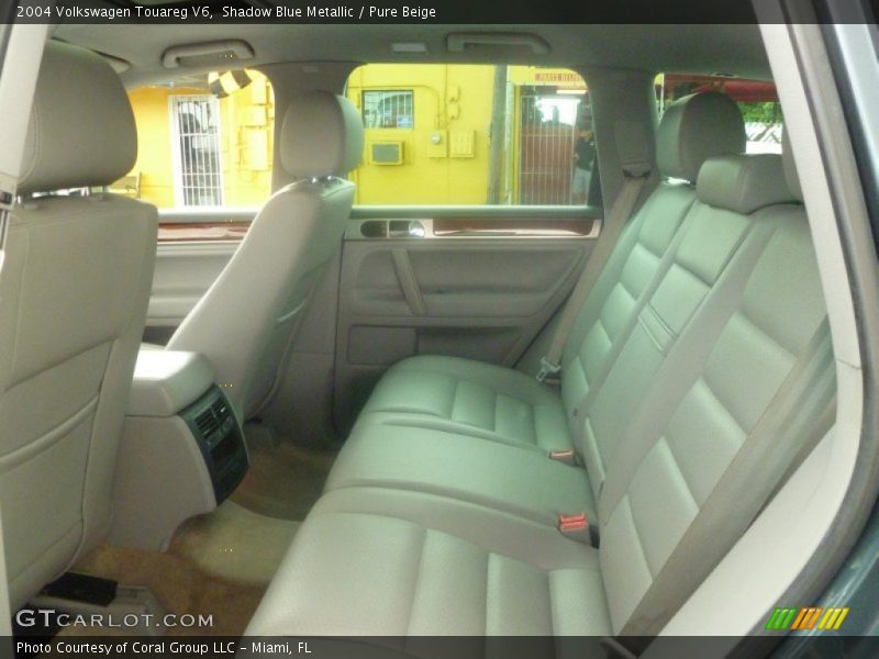Shadow Blue Metallic / Pure Beige 2004 Volkswagen Touareg V6