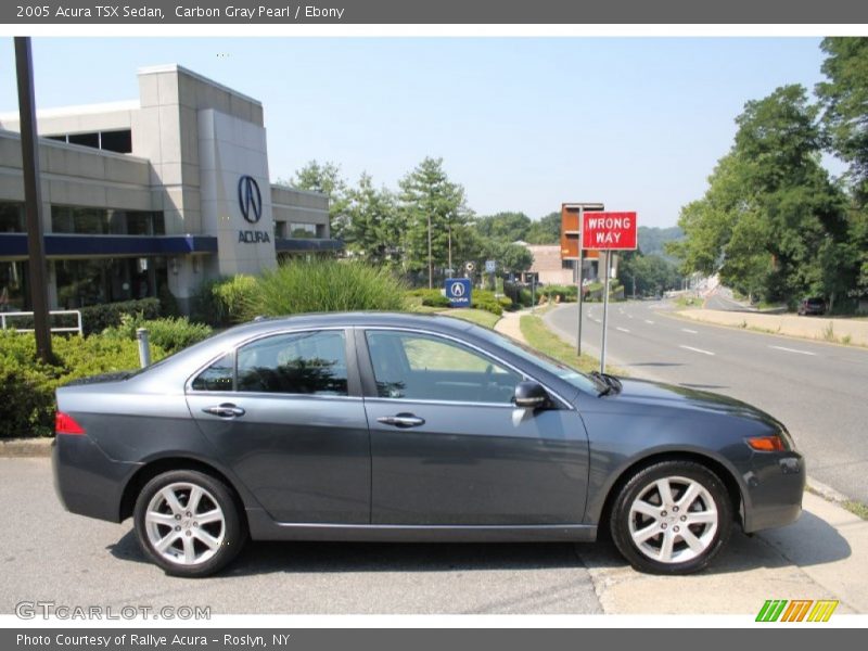Carbon Gray Pearl / Ebony 2005 Acura TSX Sedan