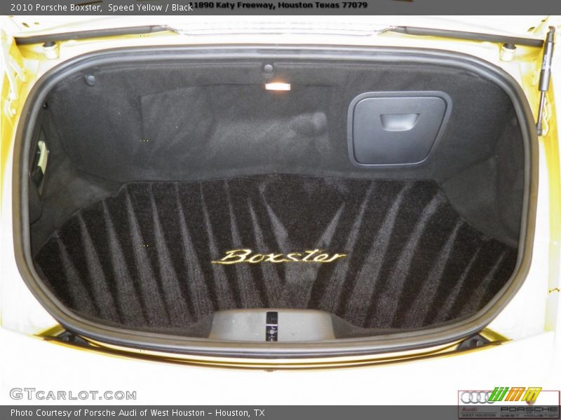 Speed Yellow / Black 2010 Porsche Boxster