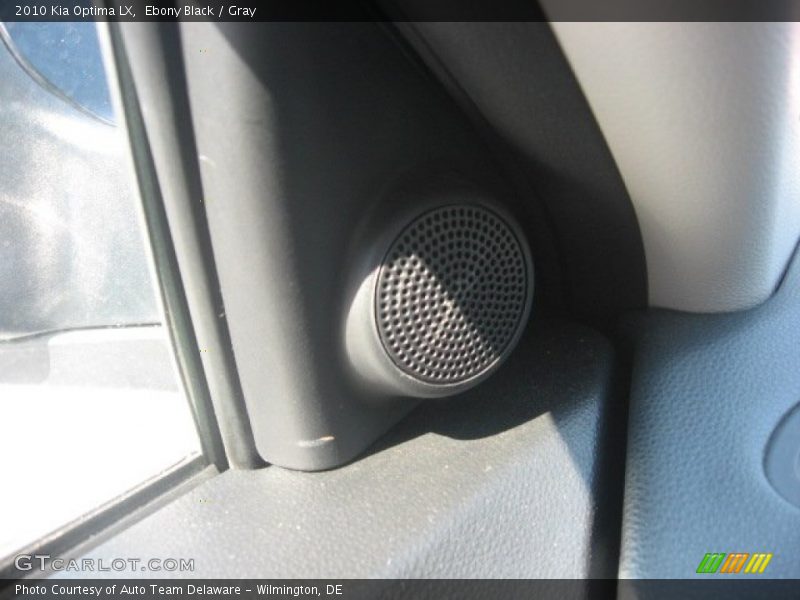Ebony Black / Gray 2010 Kia Optima LX