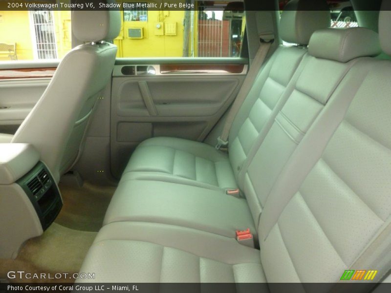 Shadow Blue Metallic / Pure Beige 2004 Volkswagen Touareg V6