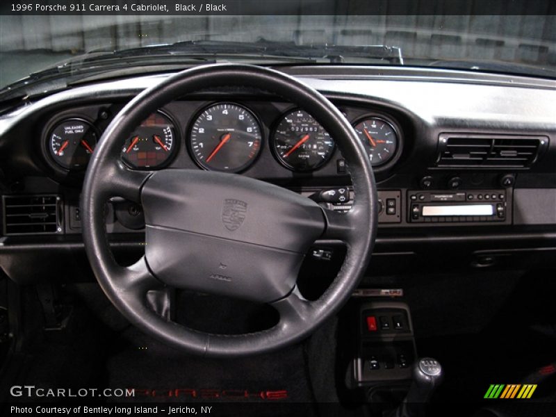 Black / Black 1996 Porsche 911 Carrera 4 Cabriolet