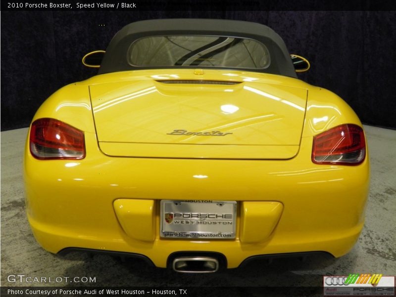 Speed Yellow / Black 2010 Porsche Boxster