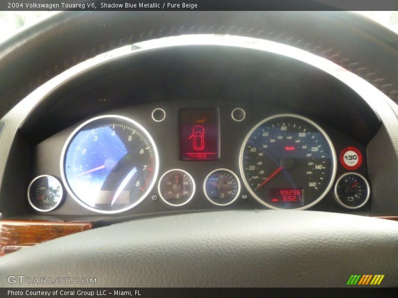Shadow Blue Metallic / Pure Beige 2004 Volkswagen Touareg V6