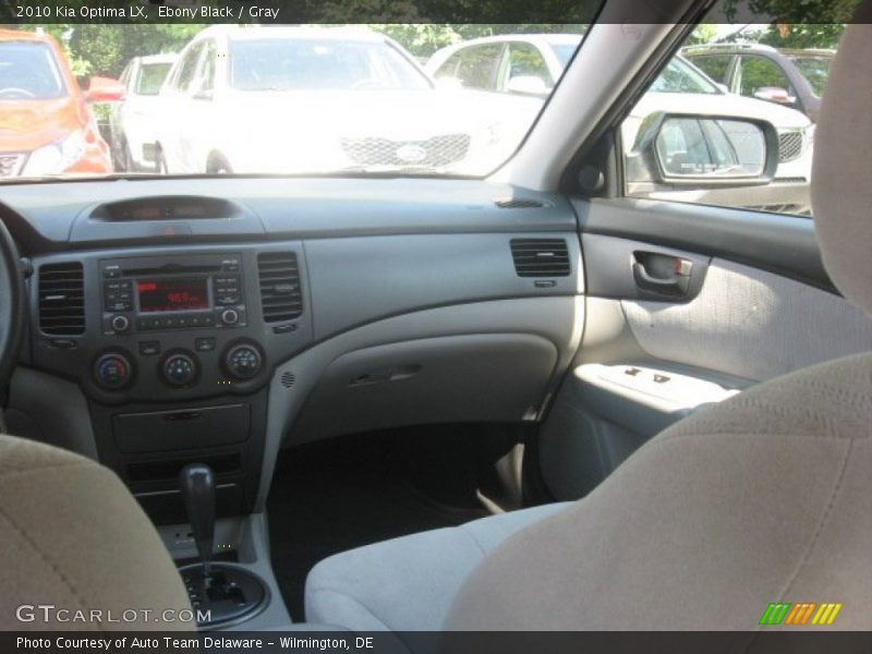 Ebony Black / Gray 2010 Kia Optima LX