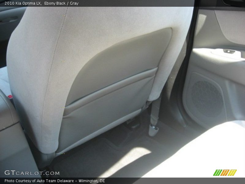 Ebony Black / Gray 2010 Kia Optima LX