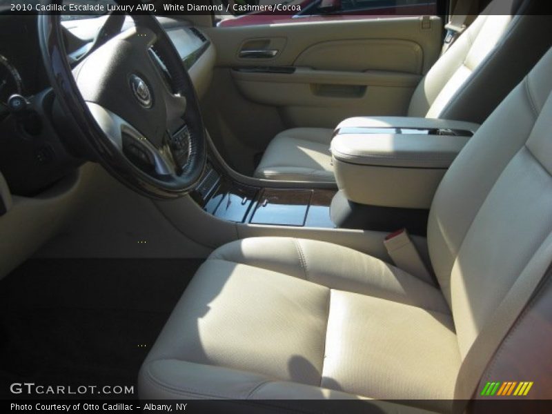 White Diamond / Cashmere/Cocoa 2010 Cadillac Escalade Luxury AWD