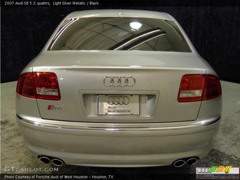 Light Silver Metallic / Black 2007 Audi S8 5.2 quattro