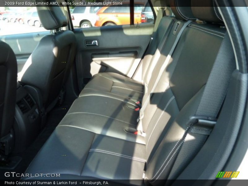 White Suede / Medium Light Stone 2009 Ford Edge Limited AWD