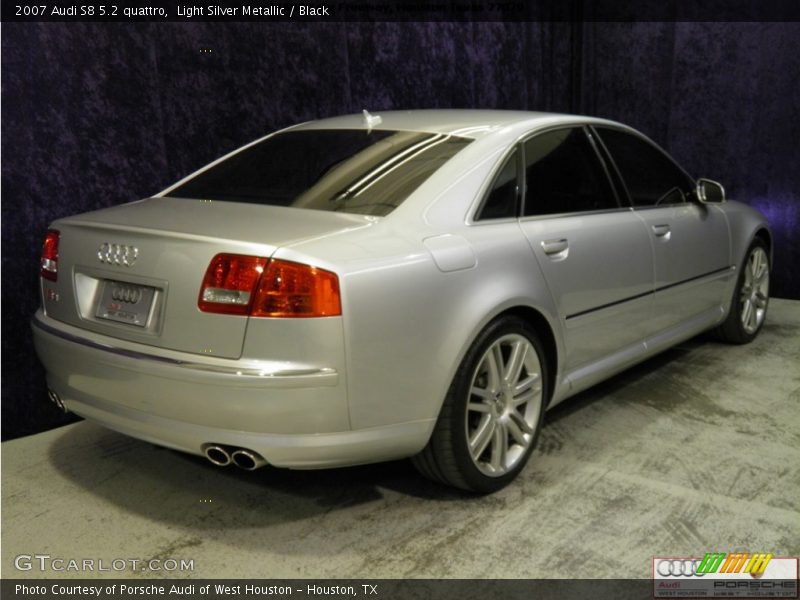 Light Silver Metallic / Black 2007 Audi S8 5.2 quattro