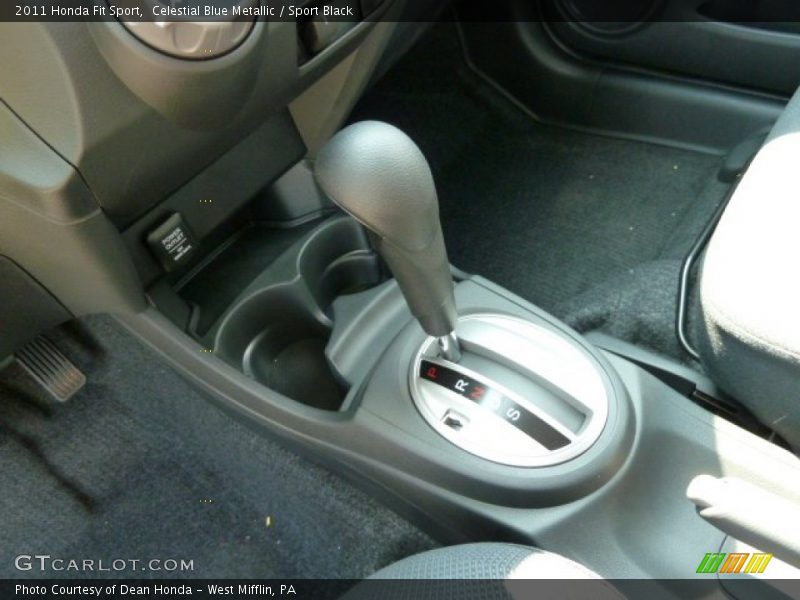 Celestial Blue Metallic / Sport Black 2011 Honda Fit Sport