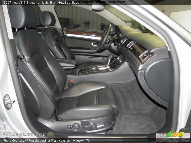 Light Silver Metallic / Black 2007 Audi S8 5.2 quattro
