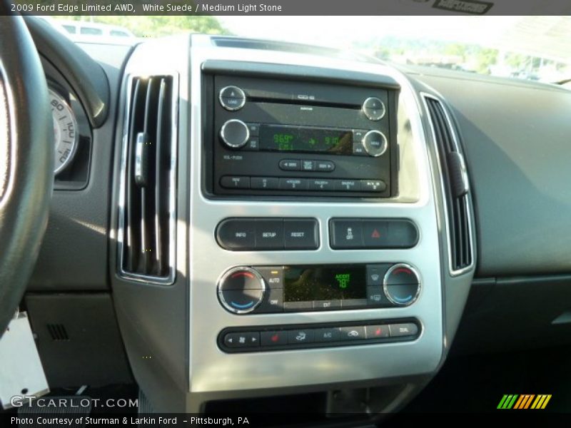 White Suede / Medium Light Stone 2009 Ford Edge Limited AWD