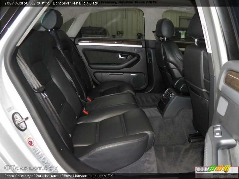 Light Silver Metallic / Black 2007 Audi S8 5.2 quattro