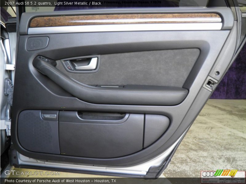 Light Silver Metallic / Black 2007 Audi S8 5.2 quattro