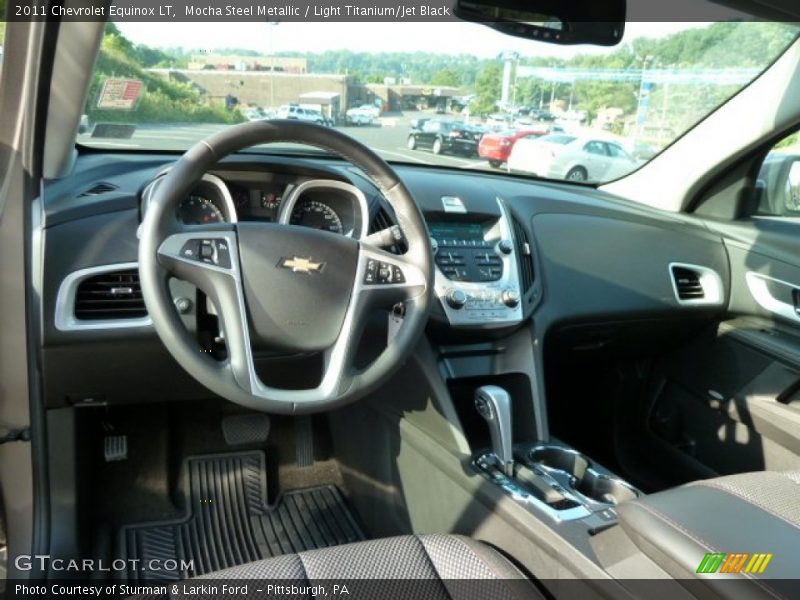 Mocha Steel Metallic / Light Titanium/Jet Black 2011 Chevrolet Equinox LT