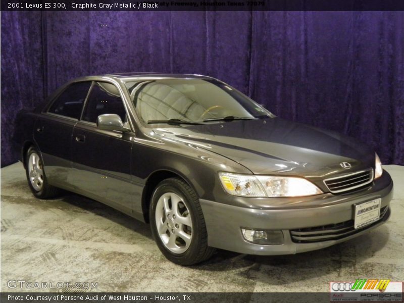 Graphite Gray Metallic / Black 2001 Lexus ES 300