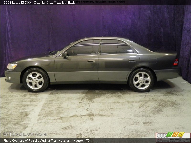 Graphite Gray Metallic / Black 2001 Lexus ES 300