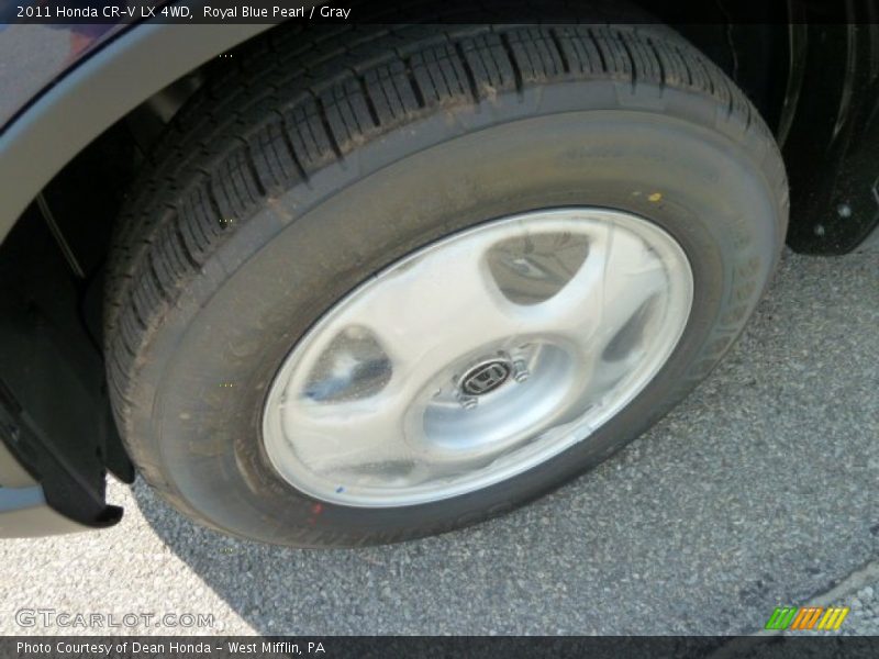 Royal Blue Pearl / Gray 2011 Honda CR-V LX 4WD