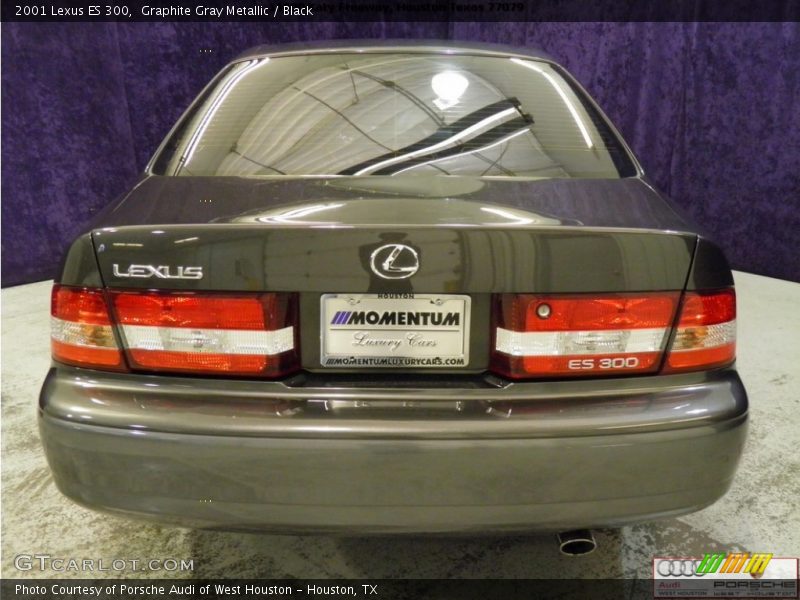 Graphite Gray Metallic / Black 2001 Lexus ES 300