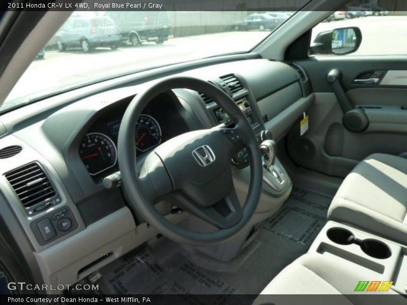 Gray Interior - 2011 CR-V LX 4WD 