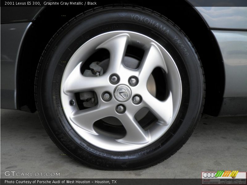 Graphite Gray Metallic / Black 2001 Lexus ES 300