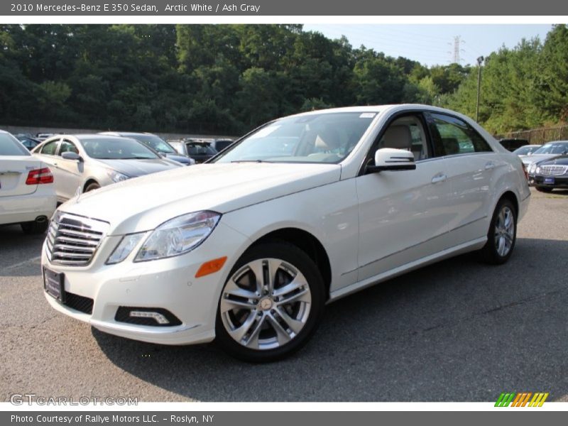 Arctic White / Ash Gray 2010 Mercedes-Benz E 350 Sedan