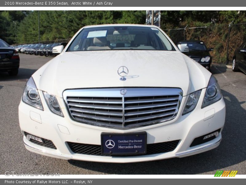 Arctic White / Ash Gray 2010 Mercedes-Benz E 350 Sedan
