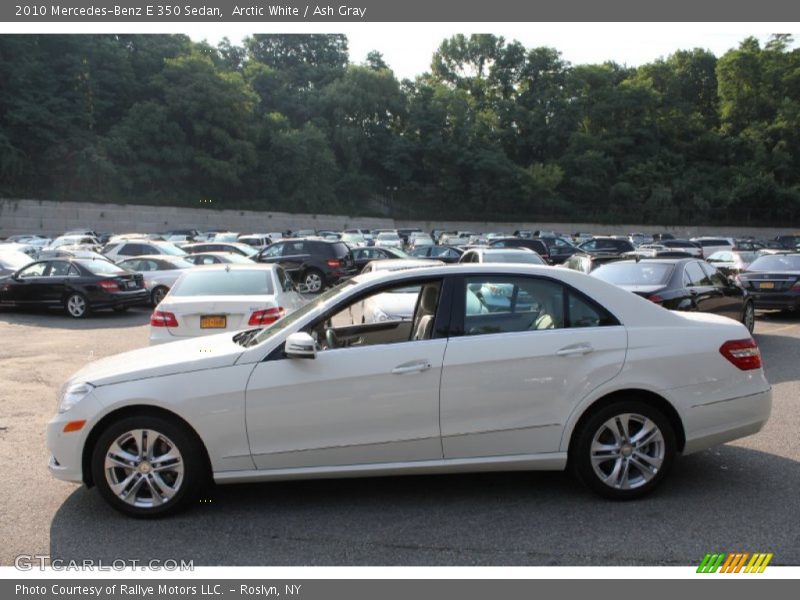 Arctic White / Ash Gray 2010 Mercedes-Benz E 350 Sedan